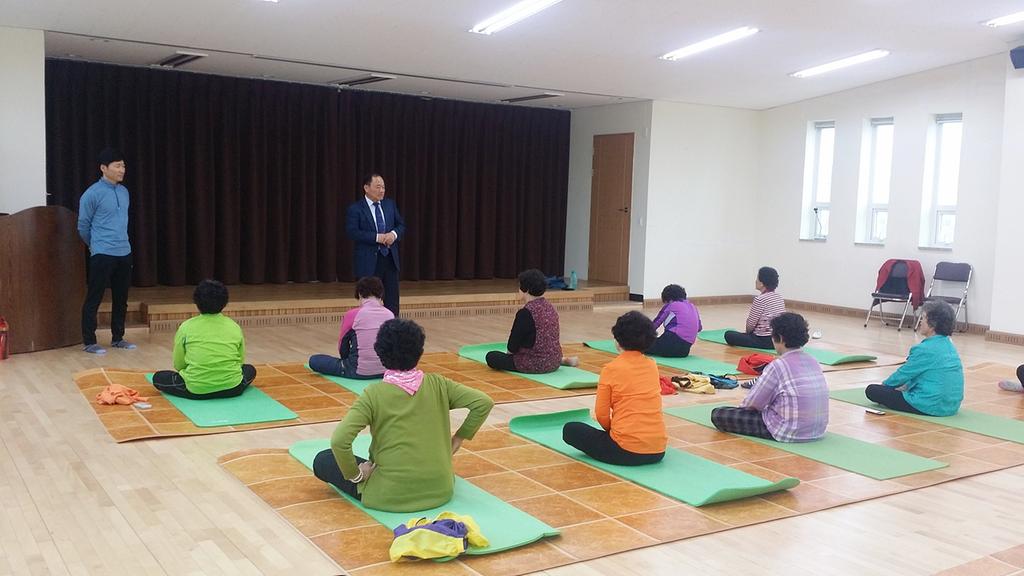 쌍책면, 신진대사 촉진 「건강한 요가 교실 」개강