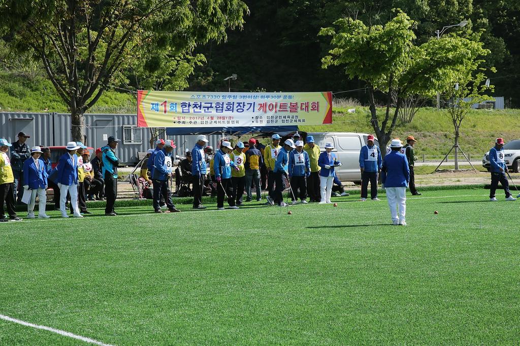 제1회 합천군게이트볼협회장기 게이트볼대회 개최