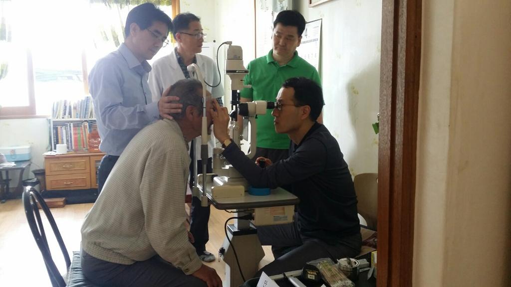 합천 대양면 노인 의료봉사 실시