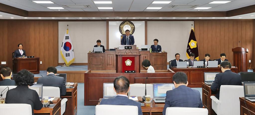 제219회 합천군의회 제1차 정례회 개회