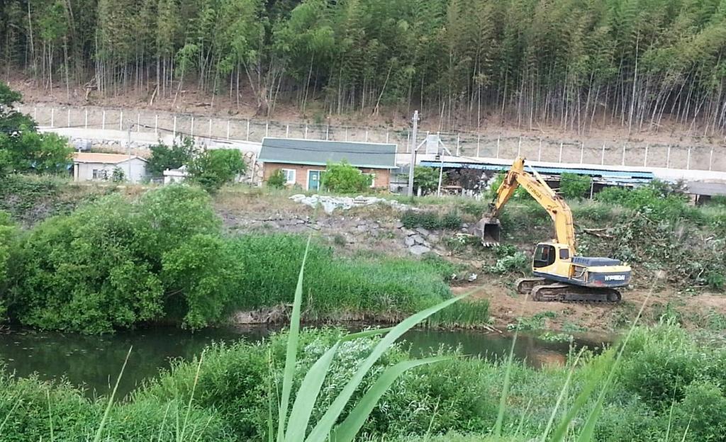 대양면, 여름철 집중호우 대비 하천지장물 제거사업 추진
