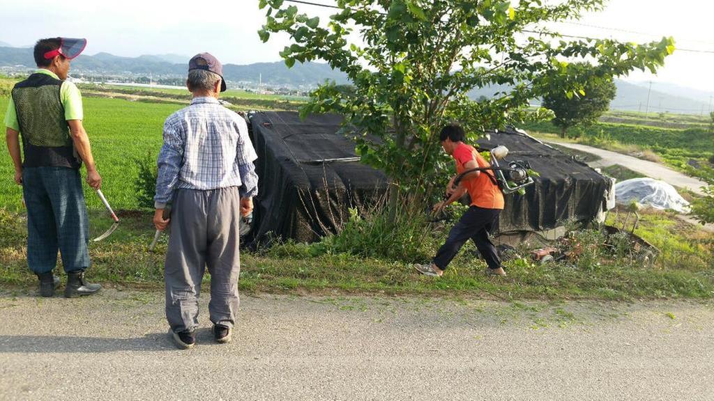 깨끗한 적중, 면민과 함께 만들기 실시