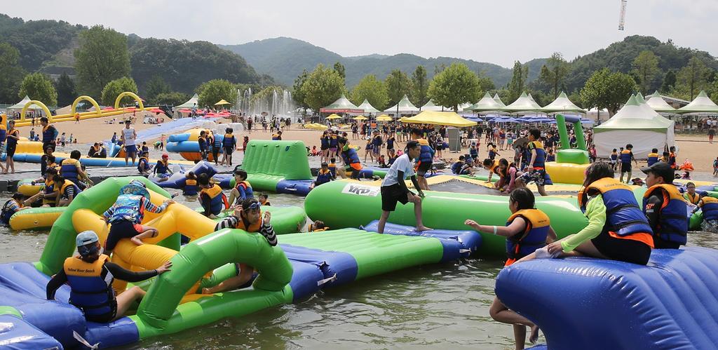 천혜의 자연에서 즐기는 천연 워터파크 옐로우리버비치