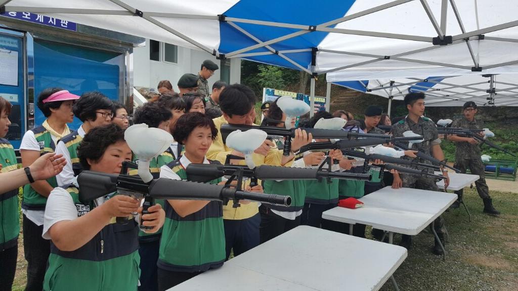 합천주부민방위대 만점 병영체험!