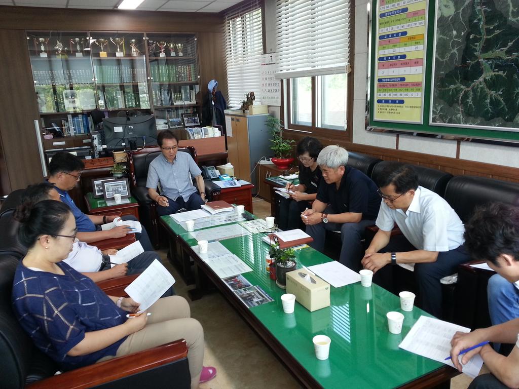 합천군 대양면, 상반기 군정주요업무 추진상황 점검