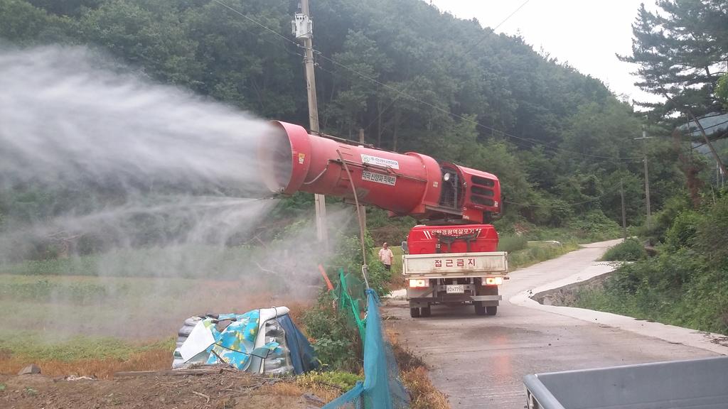 - 덕곡면, 모기․파리 퇴치 발벗고 나서 -