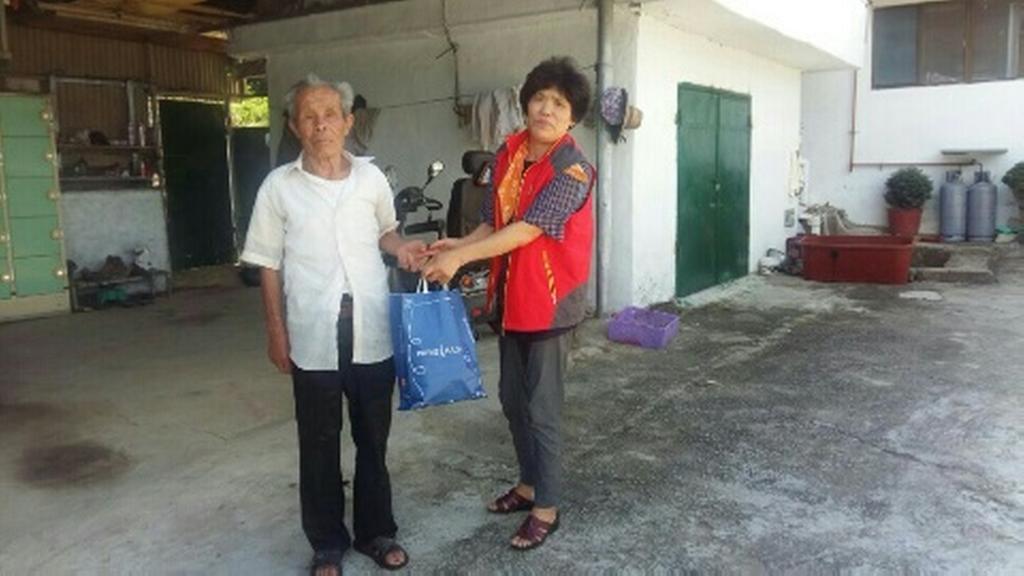  대병면 자원봉사회, 홀로어르신 생신음식 대접