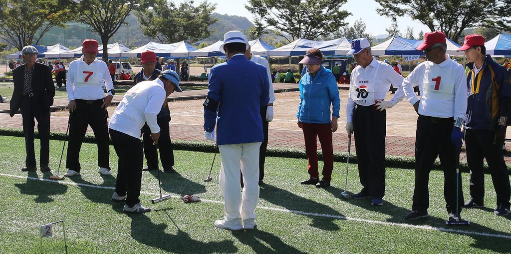 지회장기 노인게이트볼대회 및 한궁대회 개최