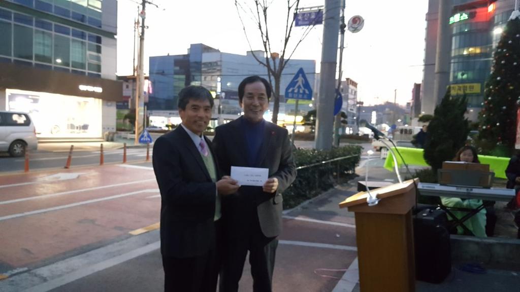 기독교합천군연합회, 이웃돕기 성금 1백만원 기탁