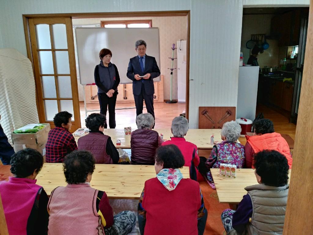 쌍백면 하신마을 성인문해교실 입학식 개최