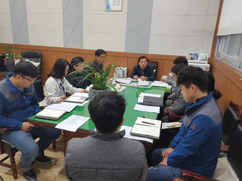 쌍책면, 직원간 업무협의를 위한 간담회 개최