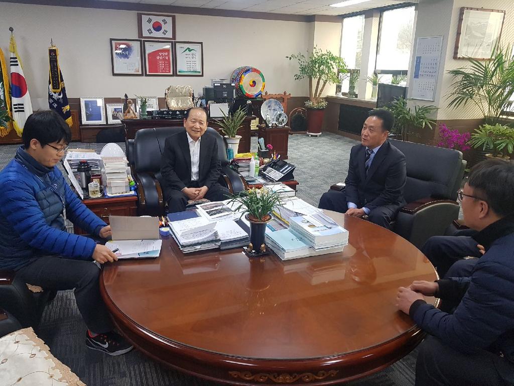 합천군 덕곡면, 창녕군과 도로 확포장 공사 업무협의 개최