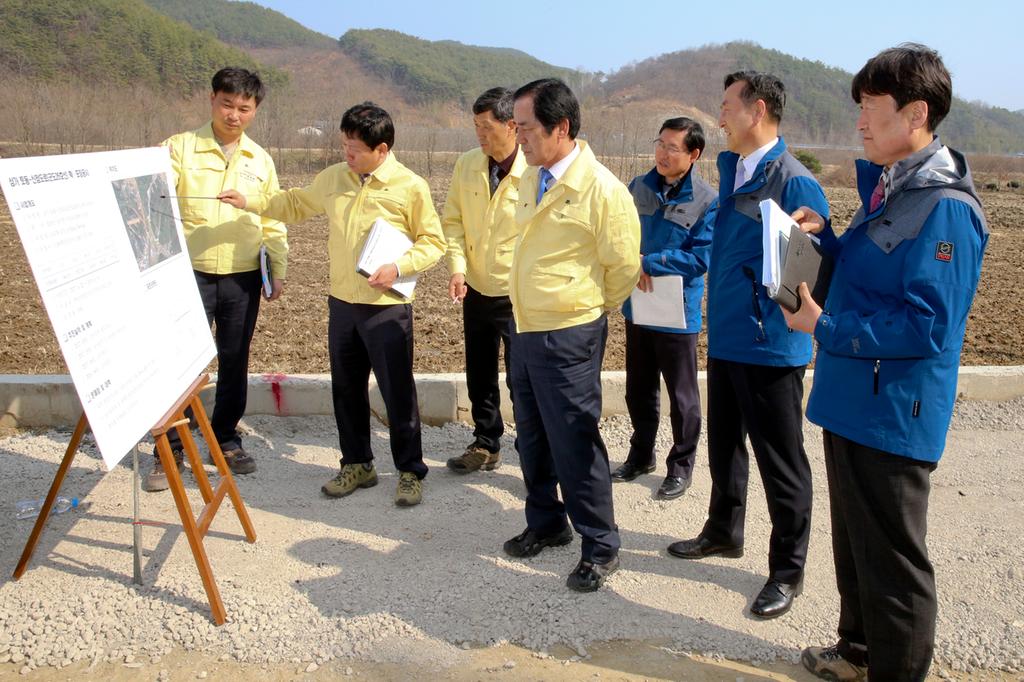 합천군 여름철 자연재난대비 재해예방사업 현지점검