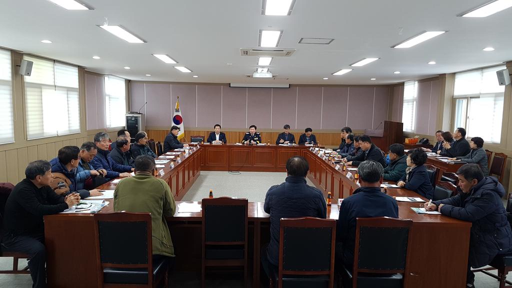 심한철 합천경찰서장 가회면 이장단과의 간담회 가져