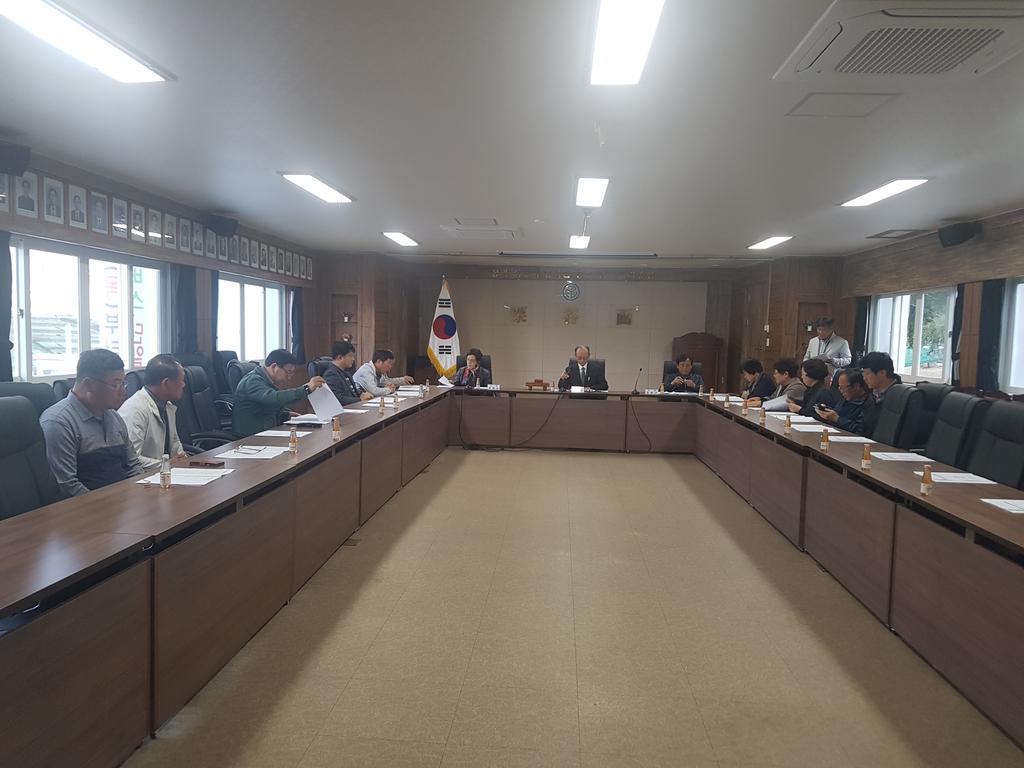 율곡면 주민자치위원회 정기회의 개최