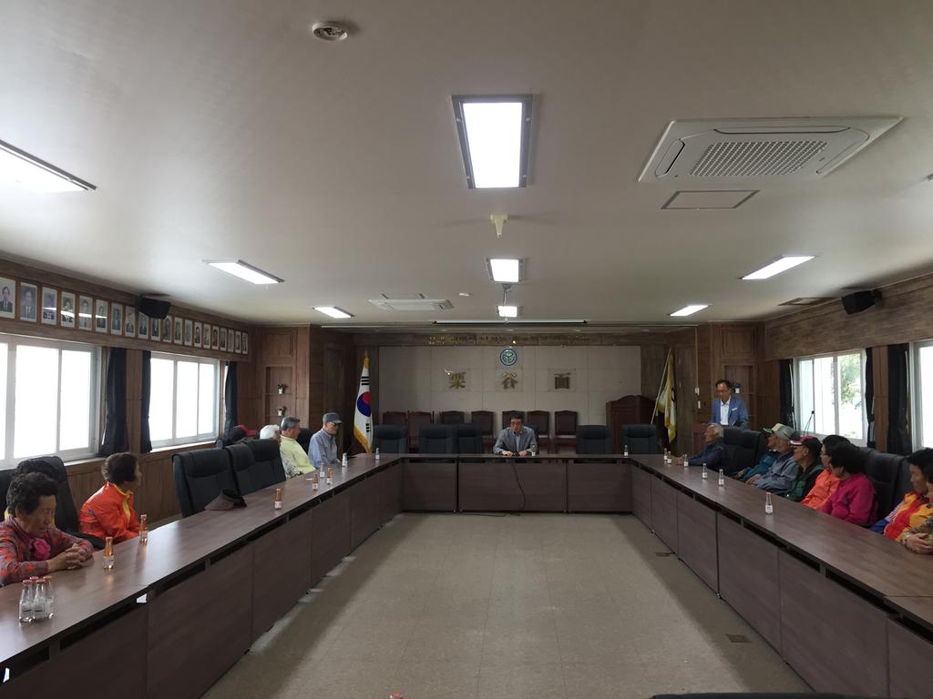 율곡면 2018년 상반기 노인사회활동 지원사업 간담회 개최