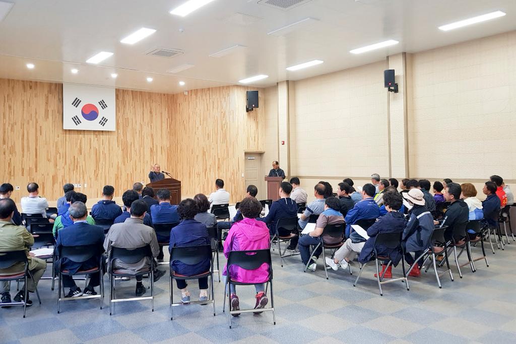 묘산면 복합문화센터 운영공개 및 좌담회 열려