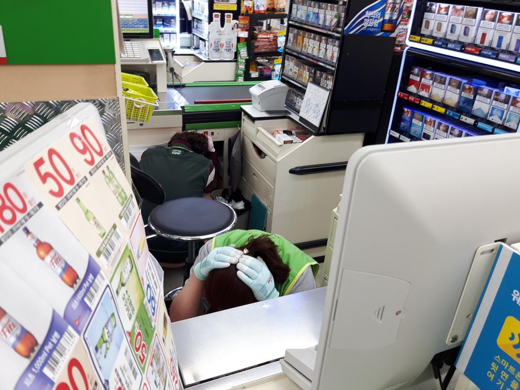 합천군 실생활 접목 지진대피훈련 실시