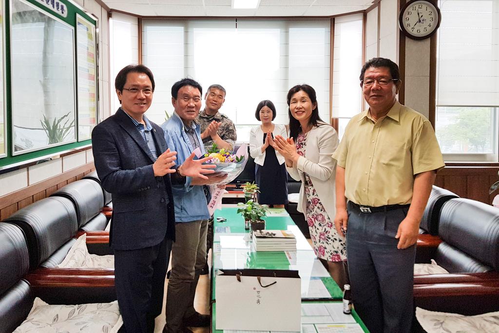 대양면기관장협의회, 군의회 허종홍 부의장 송별 간담회