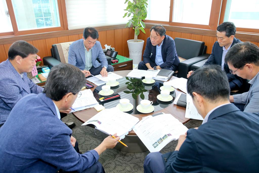 합천군, 도의원 초청 정책간담회 개최