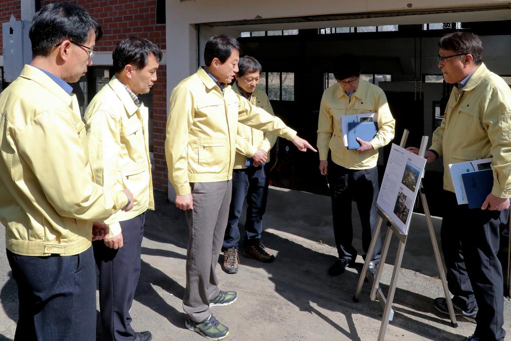 합천군, 해빙기 및 여름철 자연재난대비 재해예방사업장 현지점검