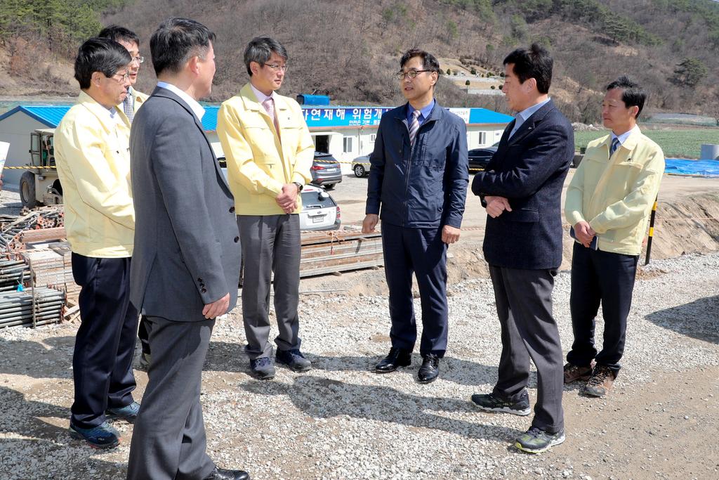 행정안전부 류희인 재난안전관리본부장, 재해위험개선지구 정비사업 현장점검 실시