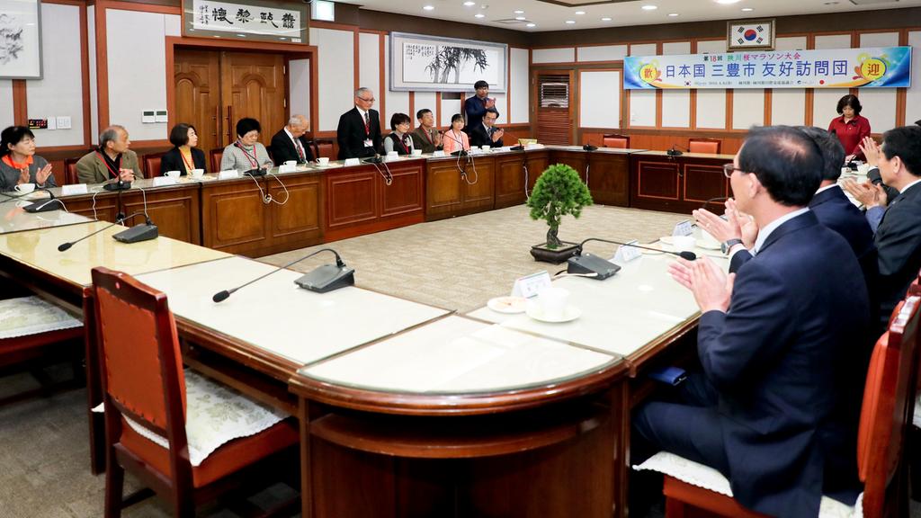 일본 미토요시 벚꽃마라톤대회 참가