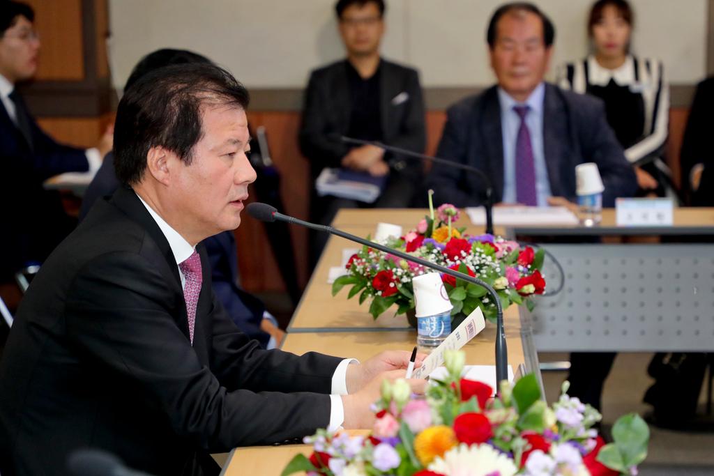 합천군, 강석진 지역 국회의원과 정책간담회 개최