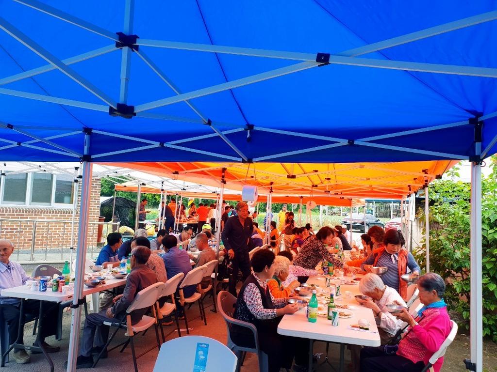 합천군 봉사단체 해찬솔, 음식나눔 행사 실시