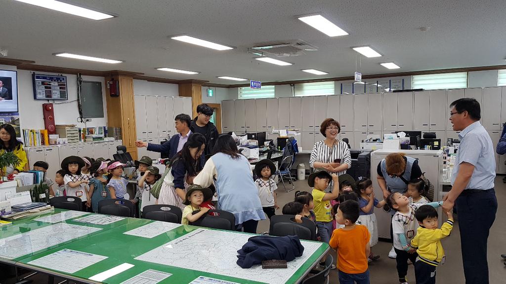 가야어린이집, 가야면사무소에 견학왔어요!!