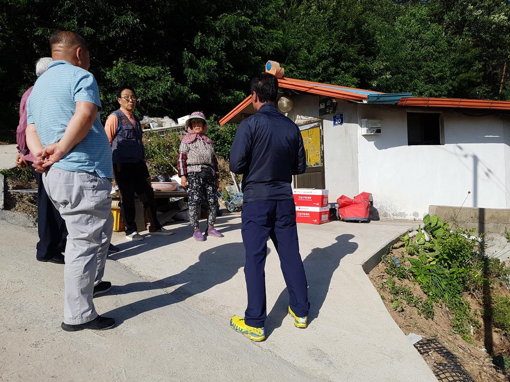 율곡면, 주택화재 가구에 위문품 전달