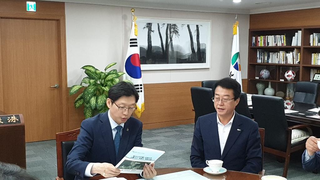 합천군, 남부내륙철도 합천역사 지역균형발전을 위한 위치 건의