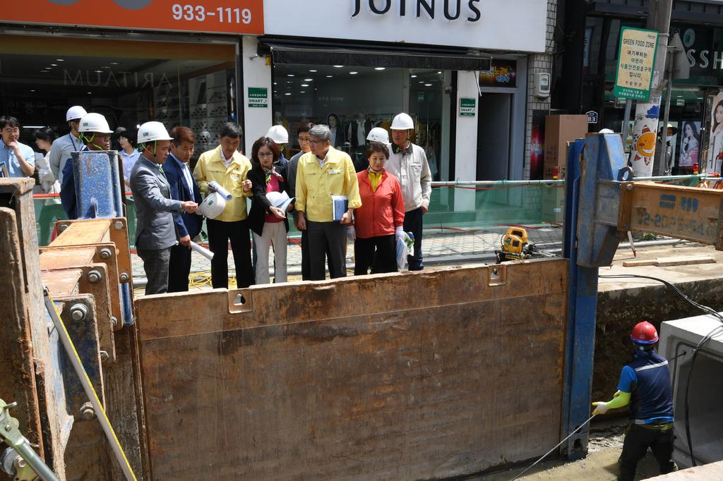 합천군의회 현장확인특별위원회 현장 점검