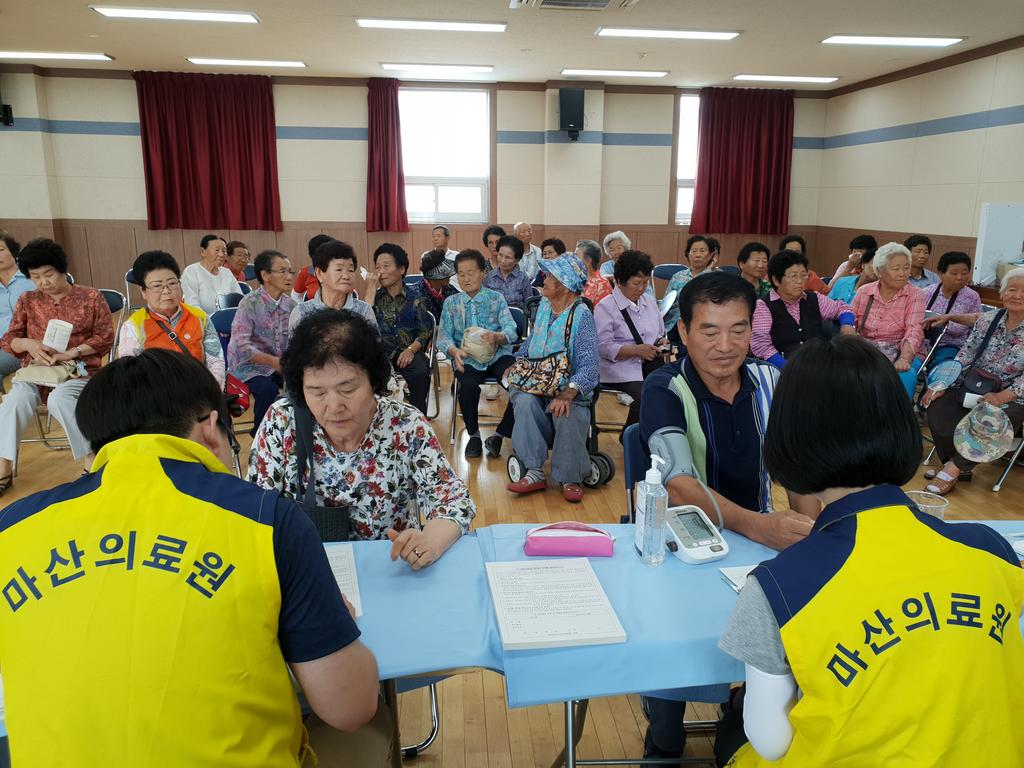 합천군, 찾아가는 마산의료원 무료검진사업 실시