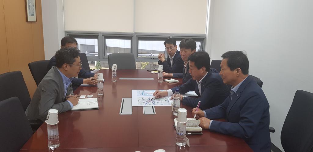 문준희 군수, 남부내륙철도 합천역사 유치 위해 KDI방문