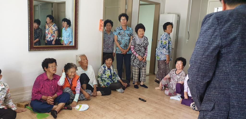 적중면 신임면장 경로당 순회방문