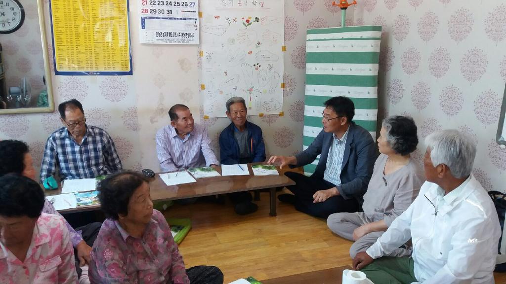 박상배 대양면장 성인문해 교실 방문 주민소통 행보