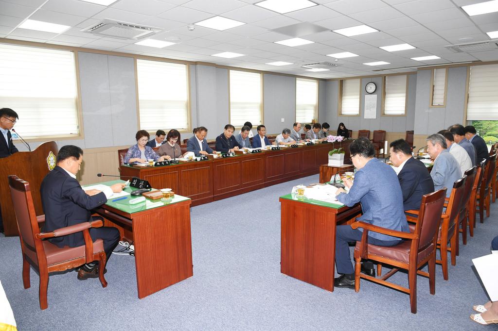 합천군의회  농·축협 조합장과 간담회