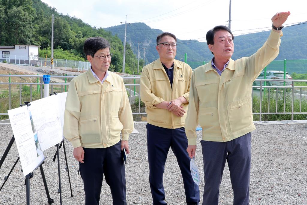여름철 재난안전대비 및 민선 7기 취임 1주년 기념 맞이 재해예방사업장 점검