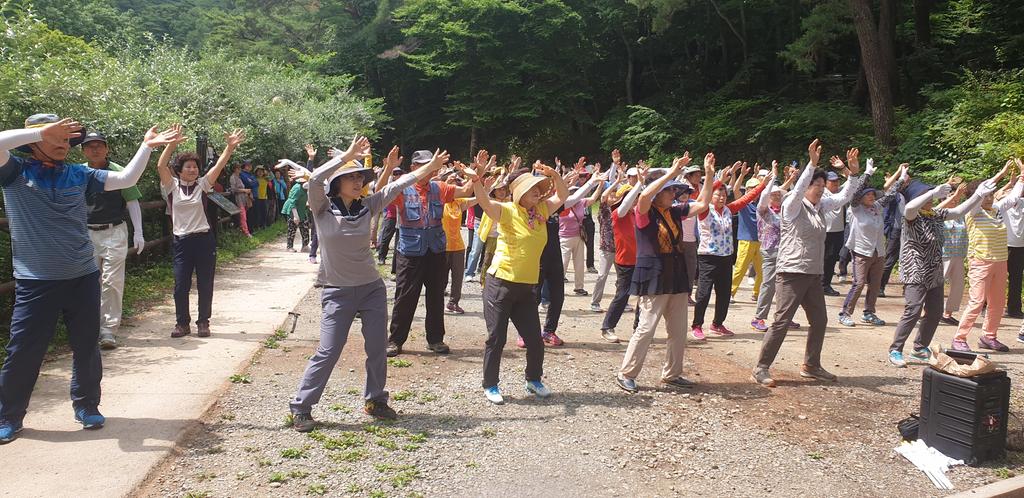 북부권역 가야면 소리길에서 걷기 행사 가져