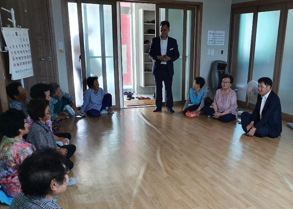 합천읍, 폭염 피해 예방 경로당 방문