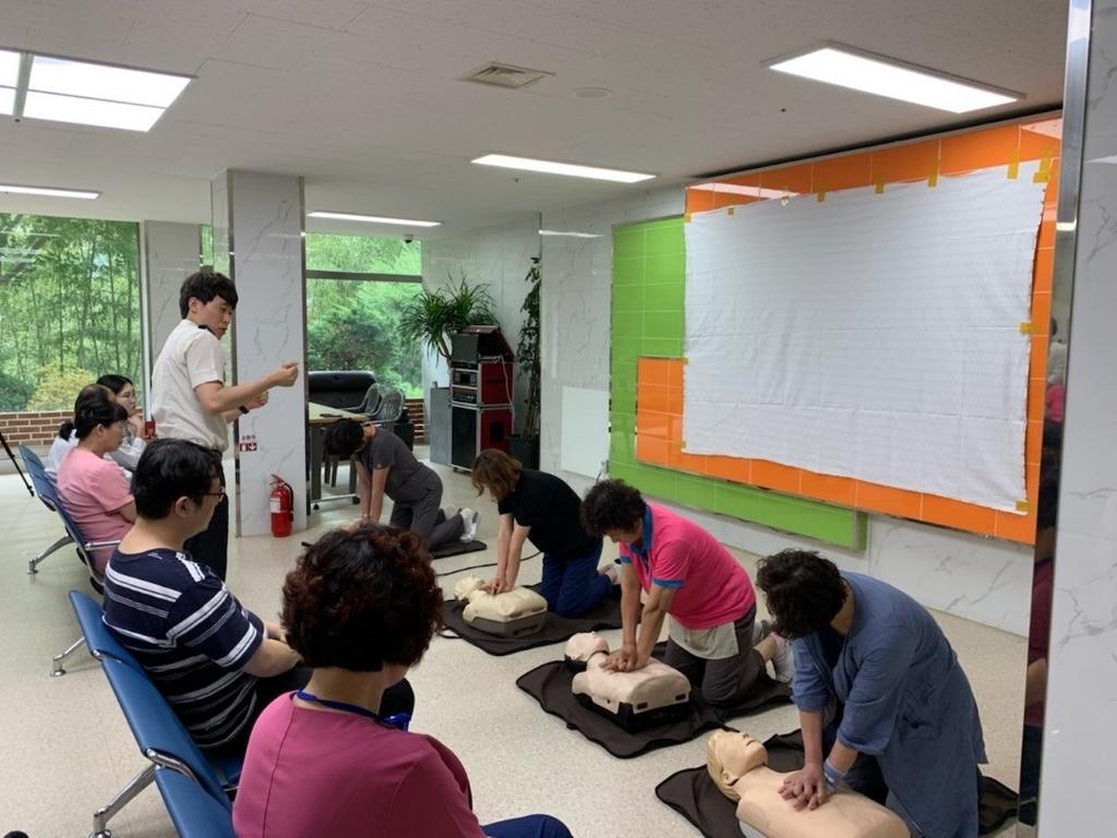 합천소방서, 심폐소생교육 실시