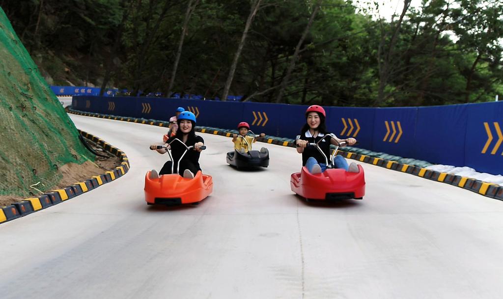 숲속에서 자연과 함께 즐긴다.“합천 루지” 체험장 개장 