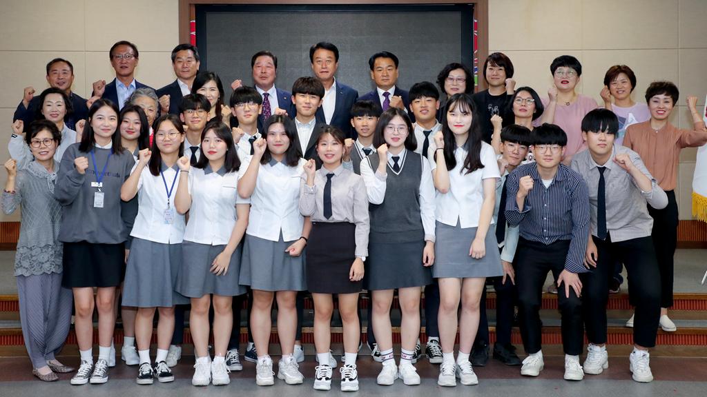 합천군, 2019 미국 버겐카운티 어학연수 결과발표회 개최