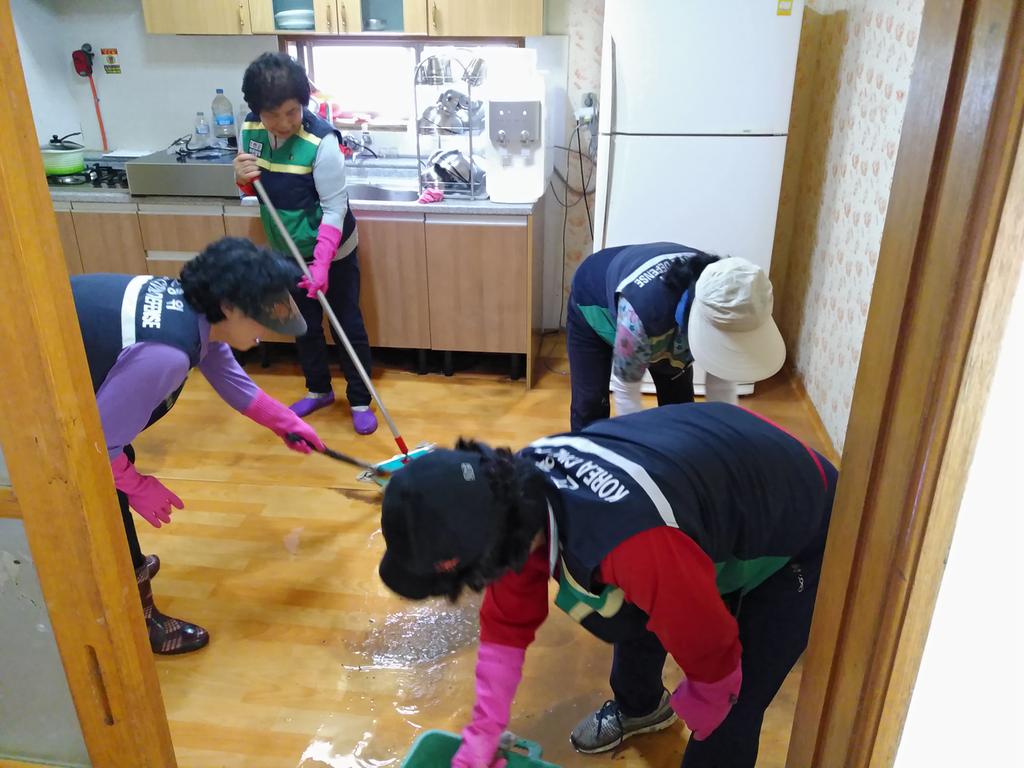 합천군 청덕면, 태풍 피해 복구 총력전 펼쳐