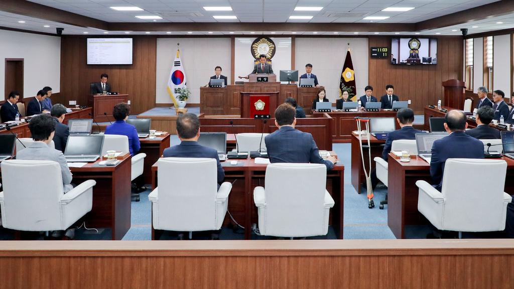 합천군의회, 제238회 임시회 개회