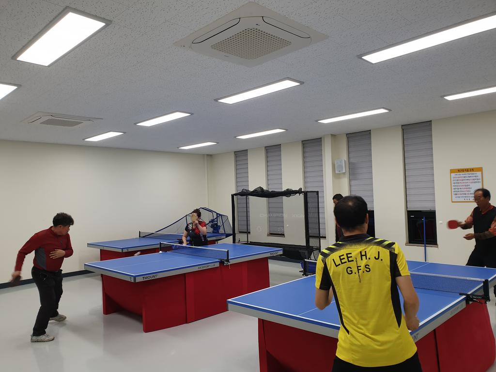 덕곡면, 주민자치 프로그램 탁구교실 개강