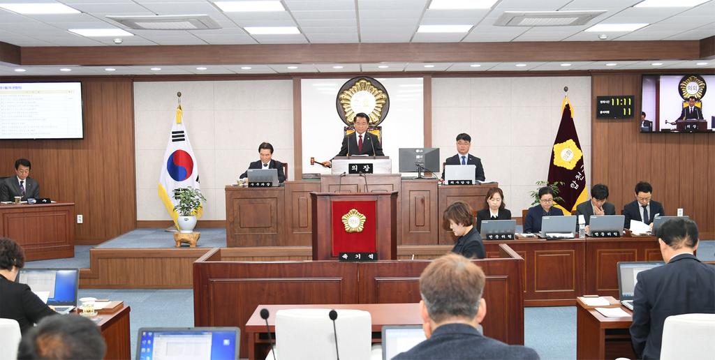 제239회 합천군의회 제2차 정례회 제2차 본회의 열려