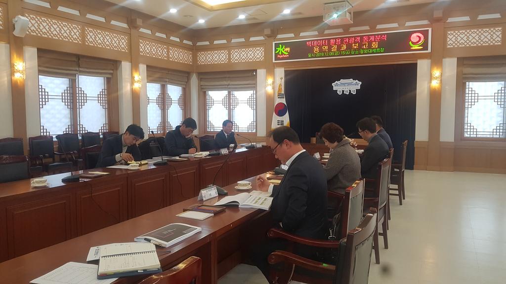 합천군, 빅데이터 활용 관광객 통계 분석 연구용역 최종보고회 개최