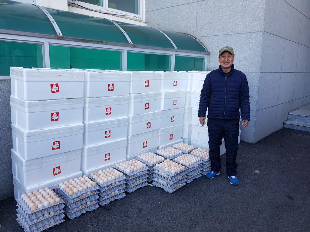 대한양계협회 합천군지부 이웃돕기 물품 기탁 